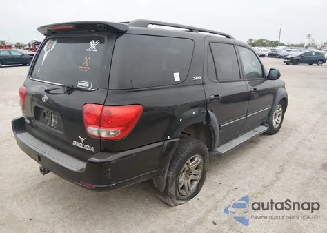 2005 Toyota Sequoia Sr5 V8 z USA, uszkodzony, nr VIN 5TDZT34A05S261006